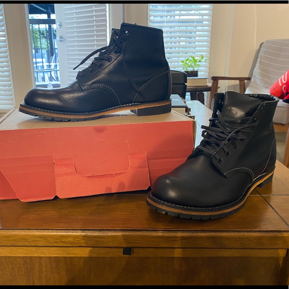 Men’s Red Wing Black Leather Boots